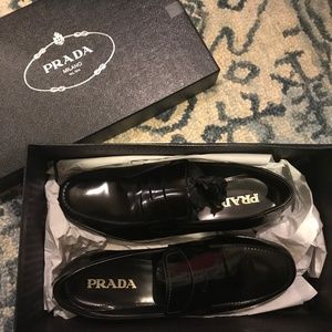 Prada Leather Loafers